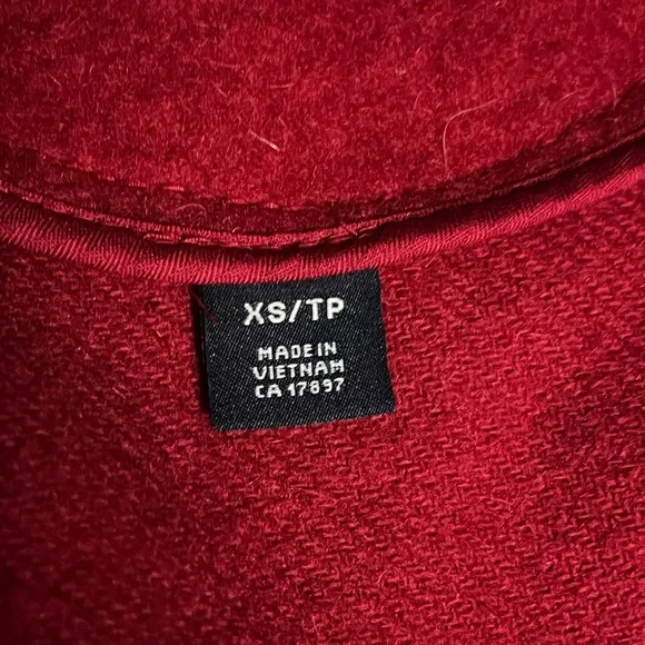 3 for $30 GAP Red Double-Breasted Women's Jacket - Picture 8 of 11